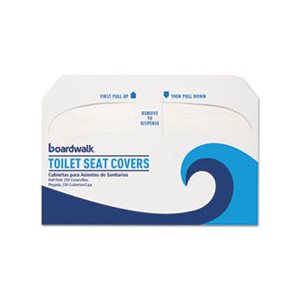 COVERS,  TOILET SEAT, Premium, Half-Fold, 250 Covers / Sleeve, 10 Sleeves / Carton