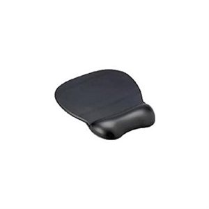 WRIST REST, GEL, W /  MOUSEPAD, SOFT SKIN, NON-SKID, BLACK