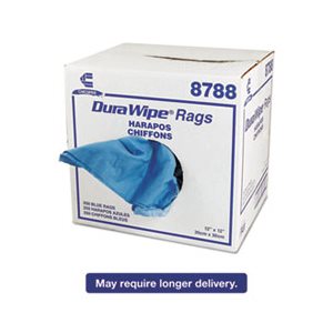 TOWELS, GENERAL PURPOSE, DuraWipe, 12" x 12", Blue, 250 / Carton