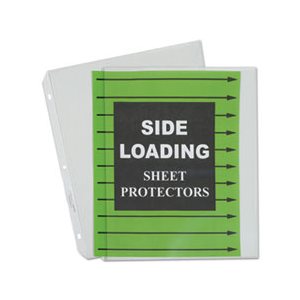 SHEET PROTECTORS, Side Loading, Polypropylene, Clear, 2", 11" x 8.5", 50 / BOX