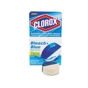 CLEANER, CLOROX, Bleach & Blue, Automatic Toilet Bowl Cleaner, Rain Clean, 2.47oz Tablet