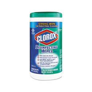 WIPES, DISINFECTING, CLOROX, FRESH SCENT, 7" X 8", 75 / CAN