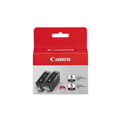 CARTRIDGE, CANON (PGI-5BK), ChromaLife100+ Ink, BLACK, 2 / PACK