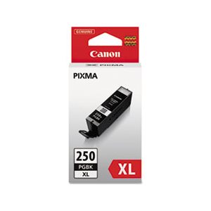 INK, CANON, (PGI-250XL), ChromaLife100+ High-Yield Ink, BLACK