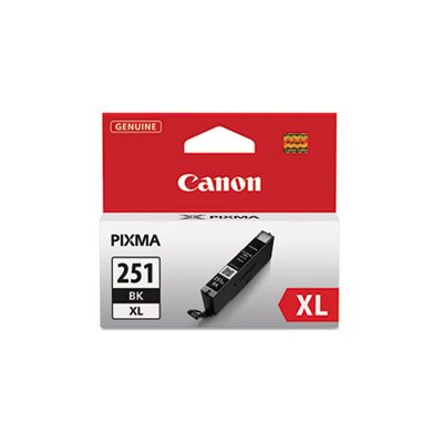 INK, CANON, (CLI-251XL), ChromaLife100+ High-Yield Ink, BLACK