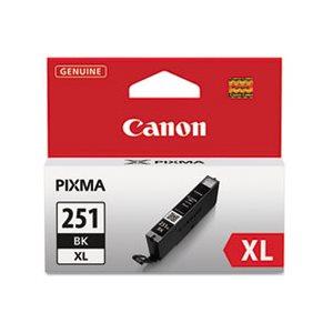 INK, CANON, (CLI-251XL), ChromaLife100+ High-Yield Ink, BLACK