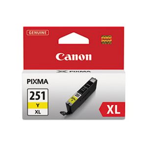 INK, CANON, (CLI-251XL), ChromaLife100+ High-Yield Ink, YELLOW