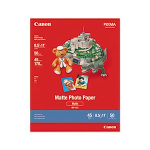 PHOTO PAPER, CANON, PLUS, MATTE, 8.5" x 11", 50 Sheets / Pack