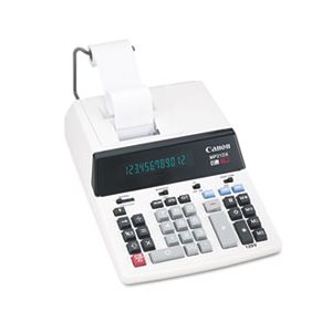 CALCULATOR, CANON, MP21DX, 12-Digit, Ribbon, Black / Red Print, 3.5 Lines / Sec