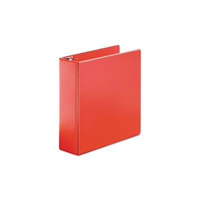 SuperStrength Locking Slant-D Ring Binder, 3" Cap, 11 x 8 1 / 2, Red