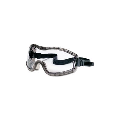 GOGGLES, SAFETY, Stryker, Chemical Protection, Black Frame