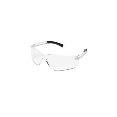 GLASSES, SAFETY, BearKat, Wraparound, Black Frame / Clear Lens