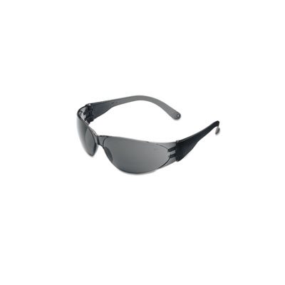 GLASSES, SAFETY, Checklite, Scratch-Resistant, Gray Lens