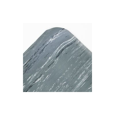 MAT, Cushion-Step Surface, 36" x 60", Marbleized Rubber, Gray