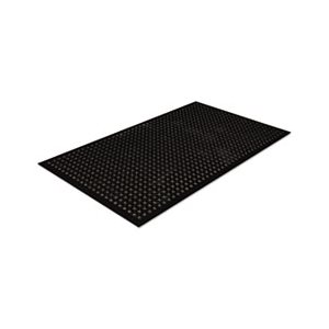 MAT, Safewalk, Light Drainage, Safety, Rubber, 36" x 60", Black