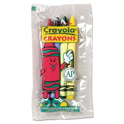 CRAYONS, CRAYOLA, CLASSIC COLOR, IN CELLO 4 COLORS, 4 / PACK 360PACK / CARTON