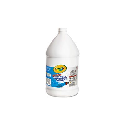 PAINT, Washable, White, 1 gal