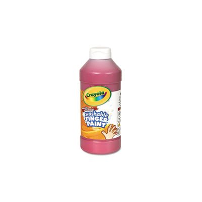 PAINT, FINGERPAINT, Washable, Red, 16 oz