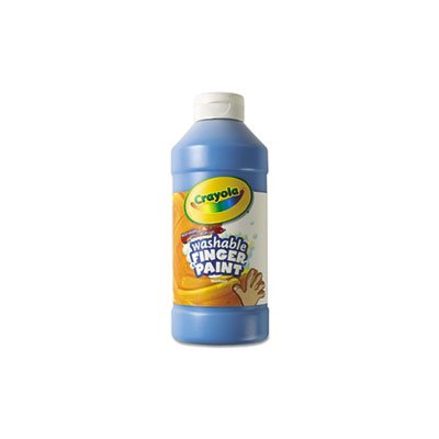 PAINT, FINGERPAINT, Washable, Blue, 16 oz