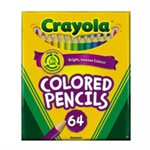PENCIL, Colored, SHORT BARREL, WOODCASE, HINGED TOP BOX, 3.3 mm, Assorted, 64 / SET