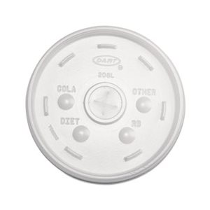 Cold Cup Lids, 32oz Cups, Translucent, 100 / Sleeve, 10 Sleeves / Carton