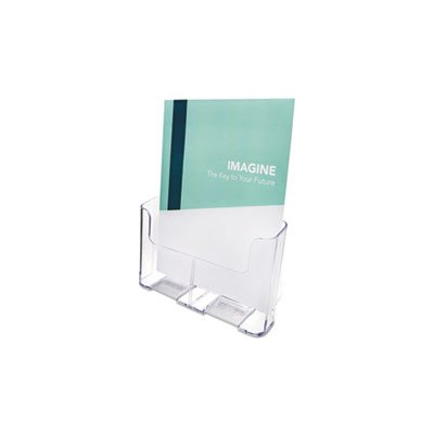 HOLDER, DocuHolder, for Countertop or Wall Mount Use, 9.25"w x 3.75"d x 10.75", Clear