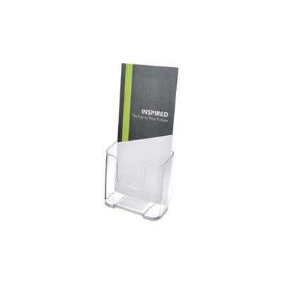 HOLDER, DocuHolder, for Countertop or Wall Mount Use, 4.25"w x 3.25"d x 7.75"h, Clear