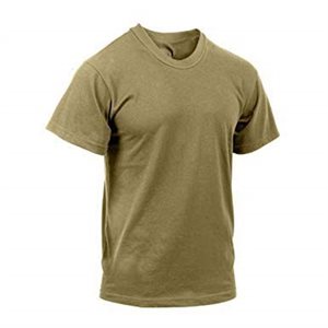 T-SHIRT, ATHLETE, TAN 499, SMALL