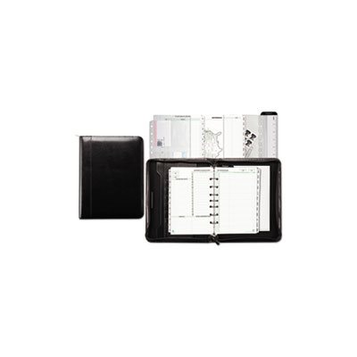 DAY-TIMER, STARTER SET, Aristo, Bonded Leather, 5.5" x 8.5", Black