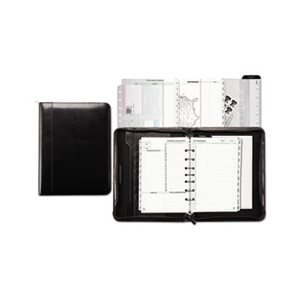 DAY-TIMER, STARTER SET, Aristo, Bonded Leather, 5.5" x 8.5", Black