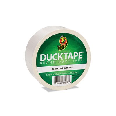 TAPE, DUCT, Colored, 9 mil, 1.88" x 20 yds, 3" Core, White