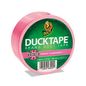 TAPE, DUCT, Colored, 9 mil, 1.88" x 15 yds, 3" Core, Neon Pink