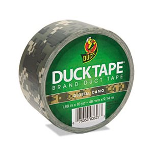 TAPE, DUCT, Colored, 10 mil, 1.88" x 10 yds, 3" Core, Digital Camo