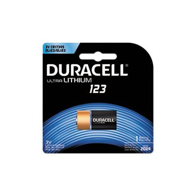 BATTERY, DURACELL, Ultra High-Power, Lithium, 123, 3V, 1 / EACH BATTERY, DURACELL, Ultra High-Power, Lithium, 123, 3V, 1 / EACH