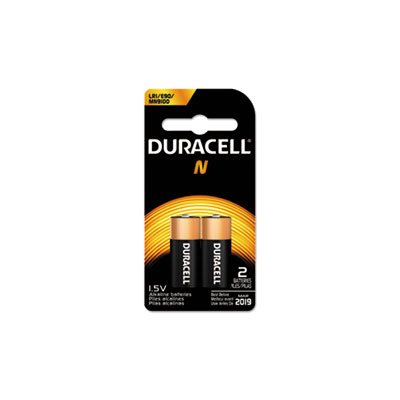 BATTERIES, 1.5V, DURACELL Coppertop, Alkaline, Medical, N, 1.5V, 2 / PACK