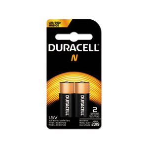 BATTERIES, 1.5V, DURACELL Coppertop, Alkaline, Medical, N, 1.5V, 2 / PACK