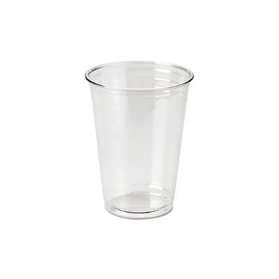 CUPS, PLASTIC, DIXIE PETE Cups, Cold, 10oz, WiseSize, CLEAR, 25 / Pack, 20 Packs / Carton