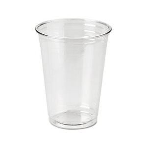 CUPS, PLASTIC, DIXIE PETE Cups, Cold, 10oz, WiseSize, CLEAR, 25 / Pack, 20 Packs / Carton