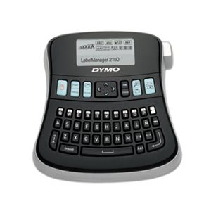 LABEL MAKER, DYMO LabelManager 210D, 2 Lines, 6.1"w x 6.5"d x 2.5"h