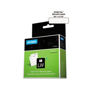 PRINTER, THERMAL, DYMO LabelWriter, Bar Code Labels, .75" x 2.5", White, 450 Labels / Roll