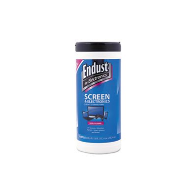 WIPES, CLEANING, ENDUST, Antistatic, Premoistened, 70 / Canister