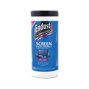 WIPES, CLEANING, ENDUST, Antistatic, Premoistened, 70 / Canister