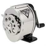 SHARPENER, PENCIL, KS Manual, Classroom, Counter / Wall-Mount, Black / Nickel-plated