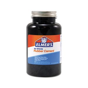 Rubber Cement, ELMERS, Repositionable, 8 oz