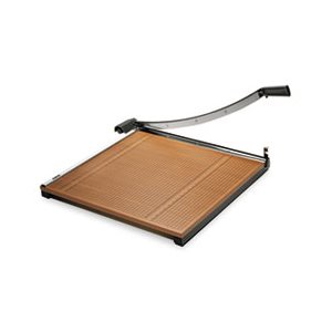 Square Commercial Grade Wood Base Guillotine Trimmer, 20 Sheets, 24" x 24"