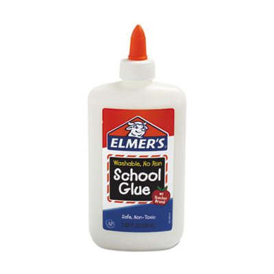 GLUE, ELMER'S, WASHABLE, 7.62 OZ, LIQUID