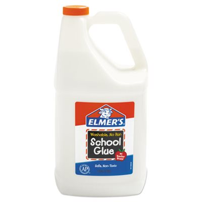 GLUE, Washable, School Glue, 1 gal, Liquid