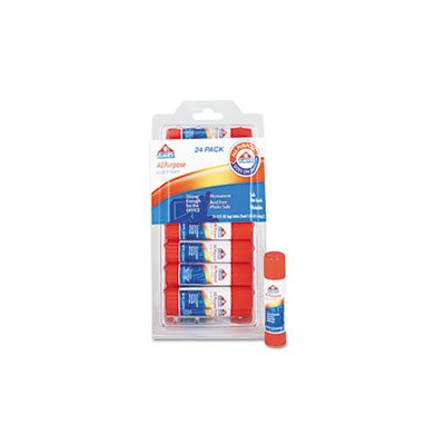 GLUE, STICK, ELMER'S, Disappearing, 0.21 oz, 24 / Pack