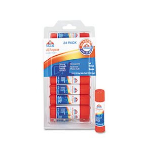 GLUE, STICK, ELMER'S, Disappearing, 0.21 oz, 24 / Pack