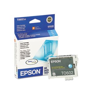 CARTRIDGE, EPSON, T060220 (60) DURABrite Ink, Cyan